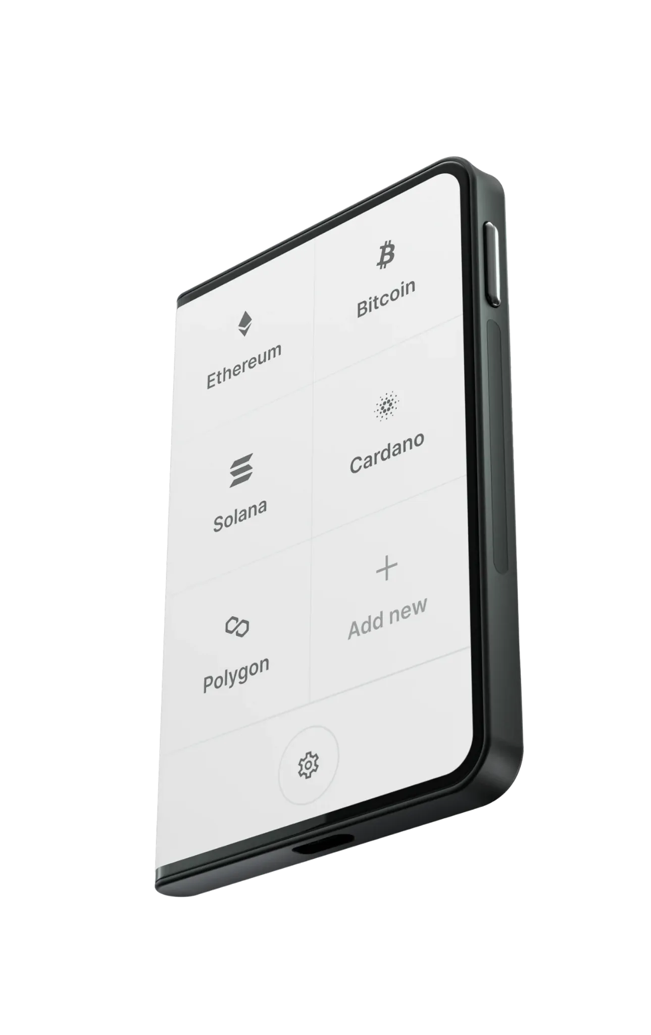 Ledger Stax 曲面 E-Ink 旗舰硬件钱包产品图
